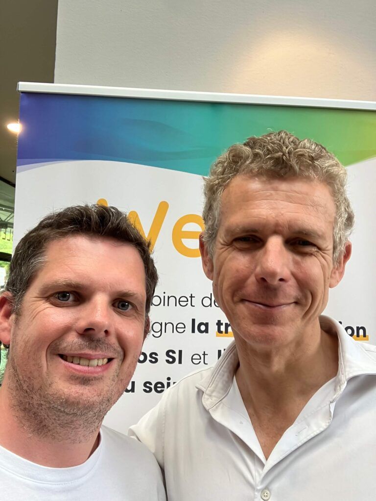 Selfie de Benoît Maneuvrier et Gilles Babinet