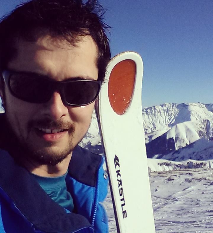 Photo de Vincent au ski