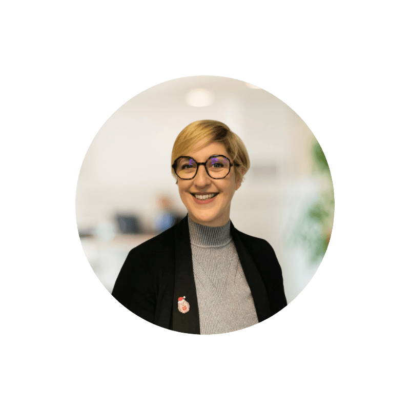 Portrait d'Audrey, assistante administrative et commerciale chez Wekey