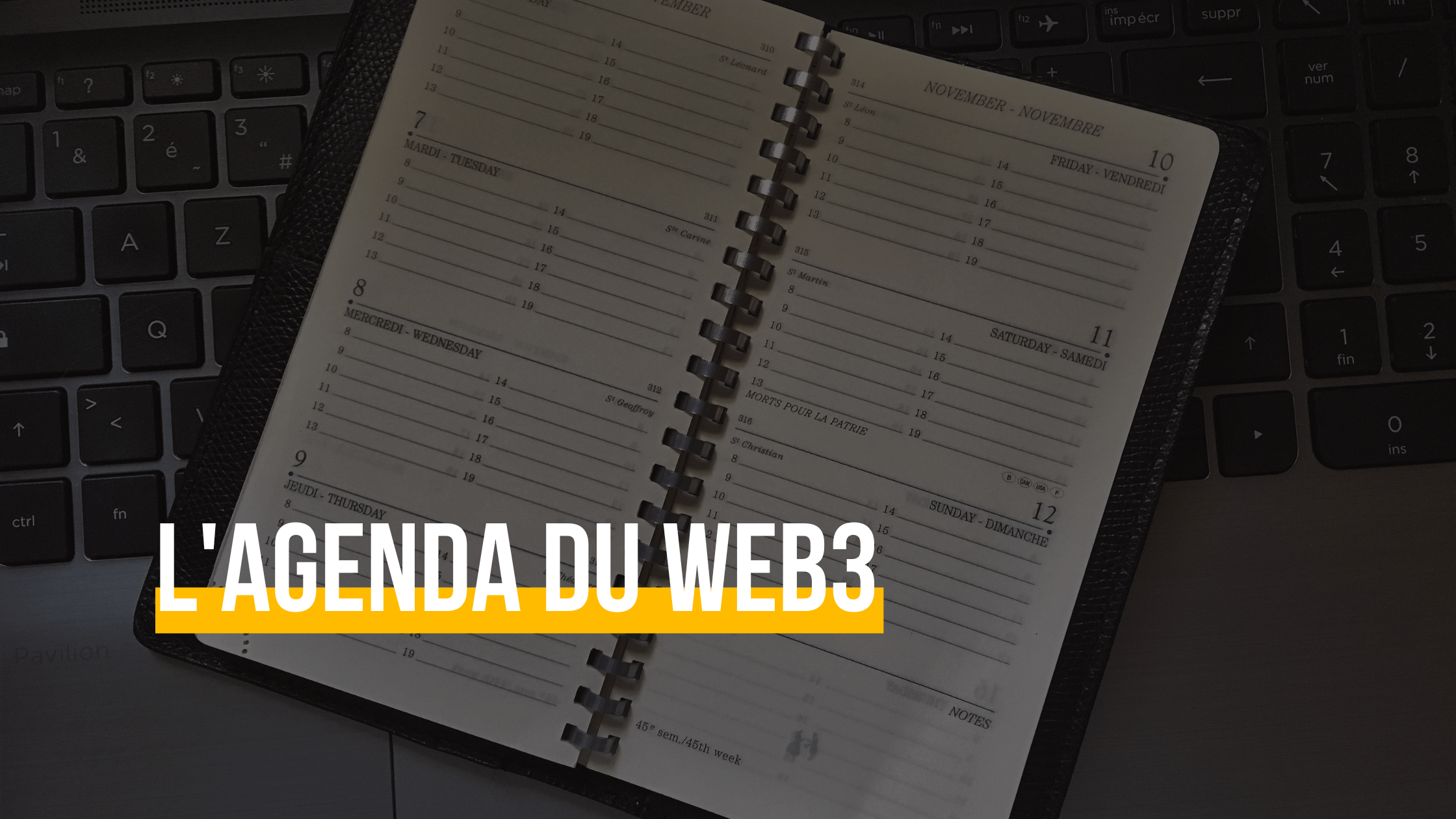 Agenda // Les événements du web3