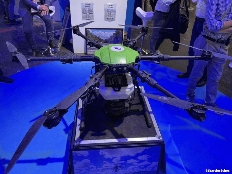 Drone de plantation Morfo Viva tech 2023 environnement