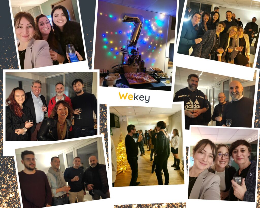 Montage photo de plusieurs groupes présents lors de la soirée anniversaire de Wekey à Niort